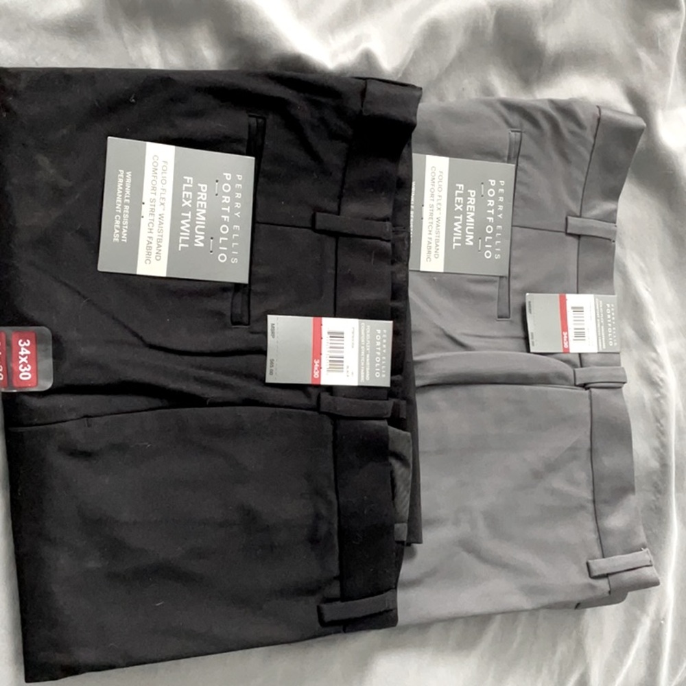 NWT Perry Ellis Flex Twill Business Casual Pants